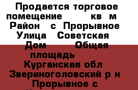 Продается торговое помещение (131,8 кв. м.) › Район ­ с. Прорывное › Улица ­ Советская › Дом ­ 10 › Общая площадь ­ 132 - Курганская обл., Звериноголовский р-н, Прорывное с. Недвижимость » Помещения продажа   